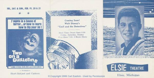 Elsie Theatre - Old Flyer From Carl Easlick (newer photo)